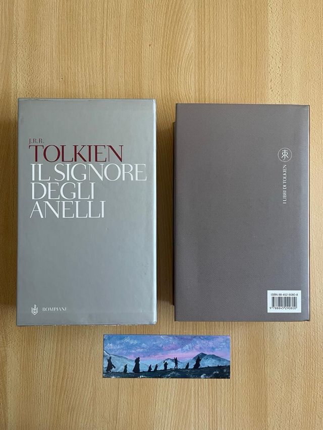 Tolkien il Signore degli anelli Bompiani cofanetto