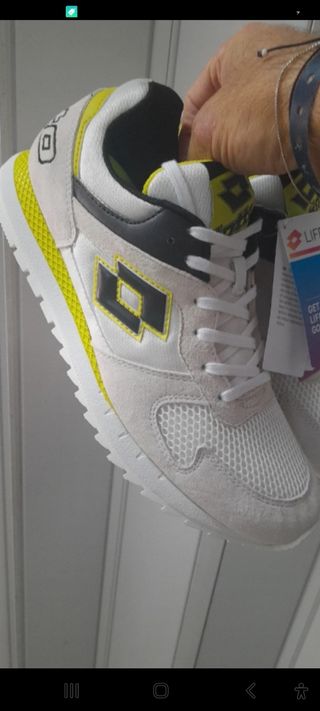Scarpe Lotto Life'S Top N40 Bianco Giallo