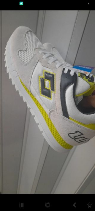 Scarpe Lotto Life'S Top N40 Bianco Giallo