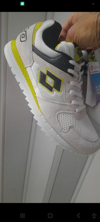 Scarpe Lotto Life'S Top N40 Bianco Giallo