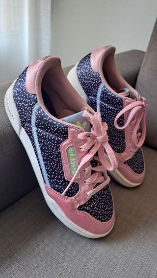 Zapatillas Adidas Mujer Azul y Rosa