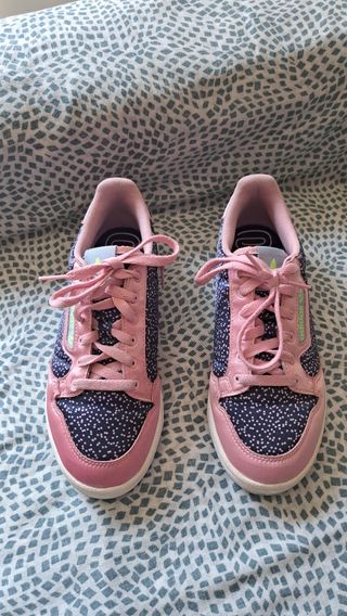Zapatillas Adidas Mujer Azul y Rosa