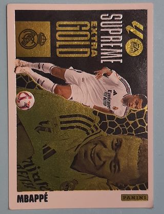Cromo Mbappé Supreme Extra Gold LaLiga 25/26