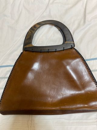 Bolso YSL Vintage Piel Marrón