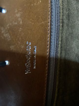 Bolso YSL Vintage Piel Marrón