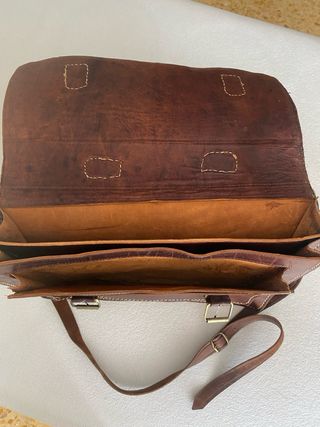 maletín ordenador piel