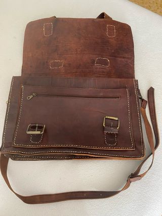 maletín ordenador piel