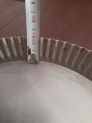 MOLDE DESMOLDABLE ACERO REDONDO 30 CM REPOSTERÍA