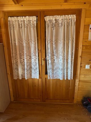Puerta y ventanas madera con Climalit