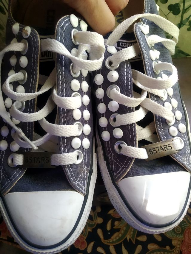 Converse All Star Azules Tachuelas