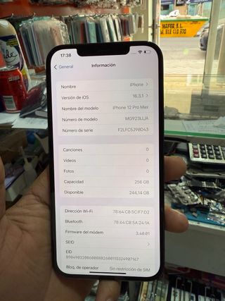 iPhone 12 Pro Max 256GB Gris
