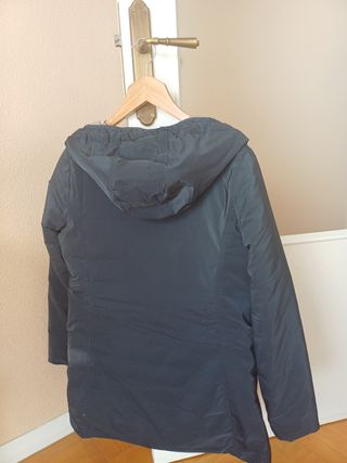 Cazadora de plumas reversible