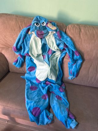 Pijama Entero Monstruo Azul y Morado