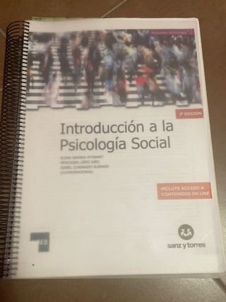 Libro Introducción a la Psicología Social UNED