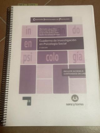 Cuaderno Investigación Psicología Social UNED