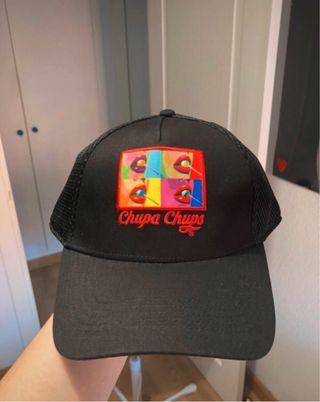 Gorra Chupa Chups Negra Nueva
