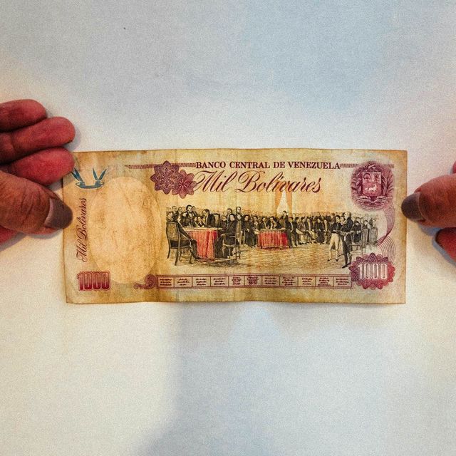 Billete 1000 Bolívares - Venezuela 1998