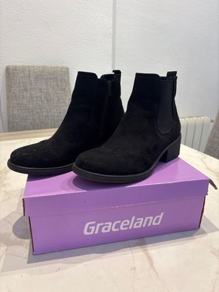 Botines Graceland Negros Talla 40