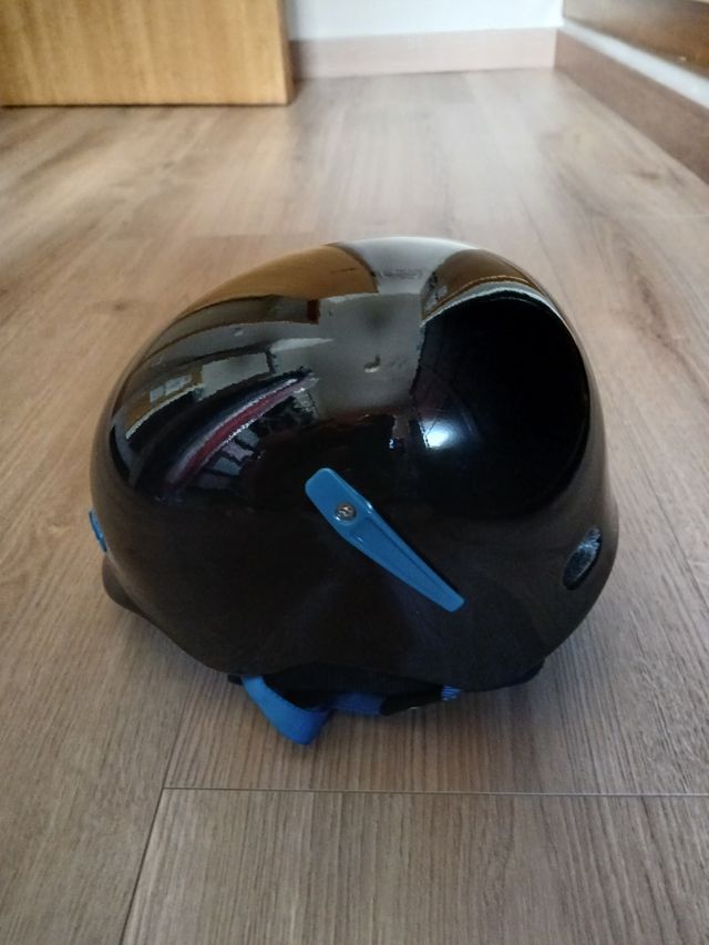 Casco de esquí infantil negro