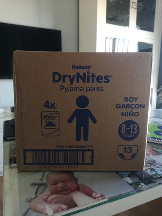Calzoncillos Huggies DryNites para niño 8-13 años