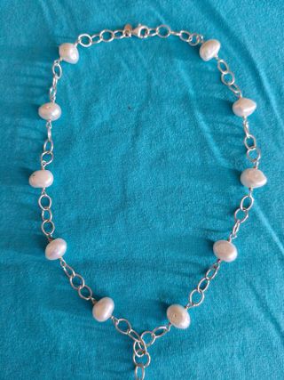Collar Tous Perlas Rosa de Abril Plata