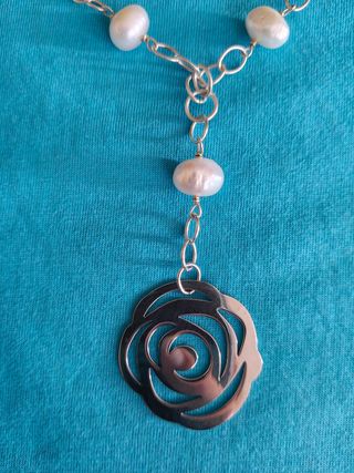 Collar Tous Perlas Rosa de Abril Plata