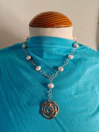 Collar Tous Perlas Rosa de Abril Plata