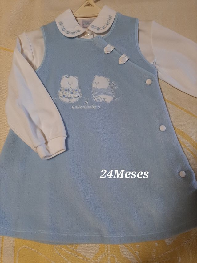 Conjunto de niña azul 24 meses