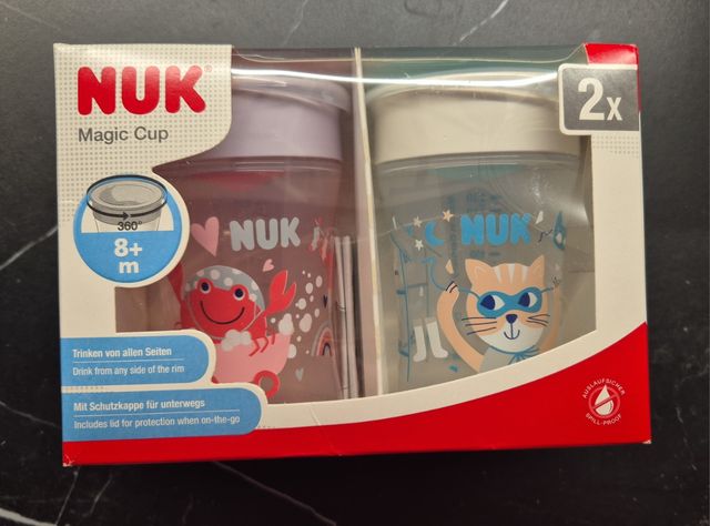 Vasos NUK Magic Cup a prueba de fugas
