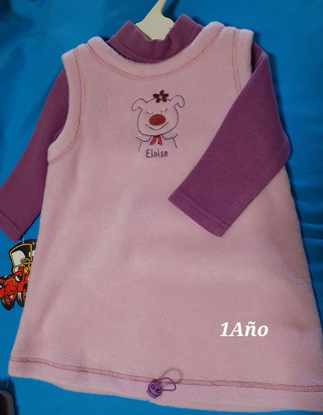 Conjunto lila niña 1 año