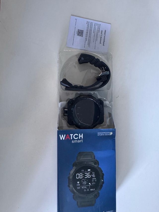 Reloj Inteligente Deportivo Negro Nuevo