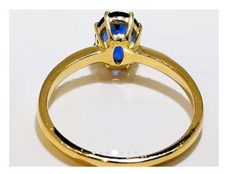 Anillo Oro 18k Zafiro y Diamantes. Negociable.