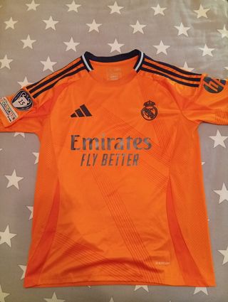 Camiseta Real Madrid Naranja Adidas Talla S