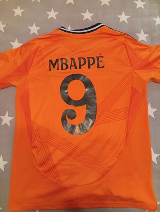 Camiseta Real Madrid Naranja Adidas Talla S