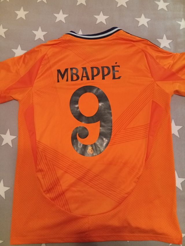 Camiseta Real Madrid Naranja Adidas Talla S