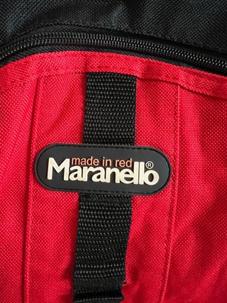 Borsone Maranello rosso/nero