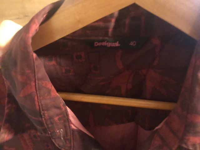 Vestido camisero Desigual rojo