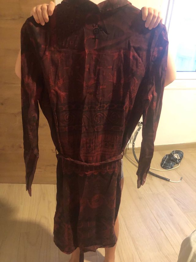 Vestido camisero Desigual rojo