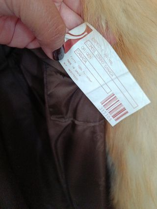 Abrigo tipo Zorro Canadá Talla L