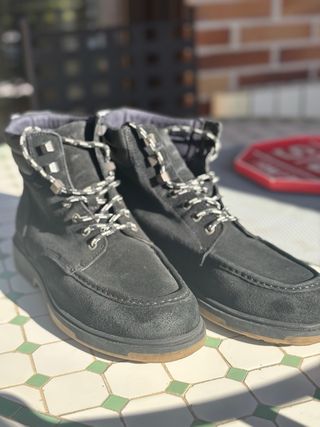 Botas Ante Negras Tommy Hilfiger