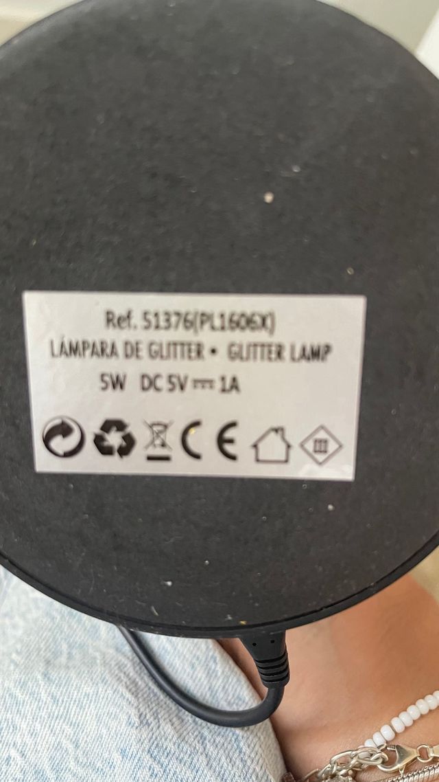 Lámpara Glitter con Altavoz