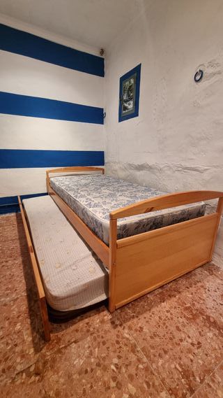 Cama nido de madera haya roble