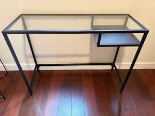 Mesa Escritorio Tocador Recibidor Ikea - cristal 