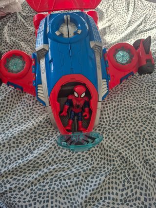 Avión de Juguete Spiderman