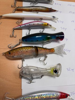 Señuelos de pesca spinning pesado