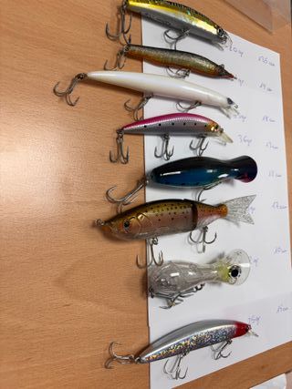 Señuelos de pesca spinning pesado
