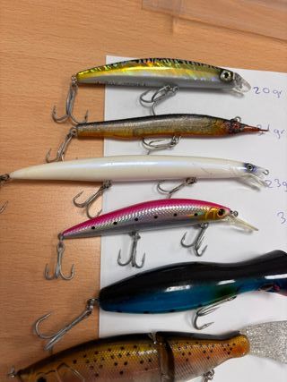 Señuelos de pesca spinning pesado
