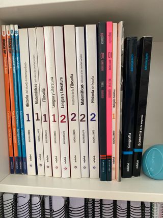 Libros de segundo de bachillerato