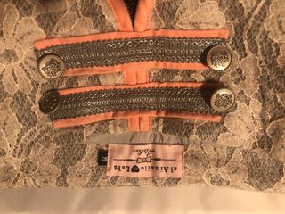 Falda El Armario de Lulú gris y rosa