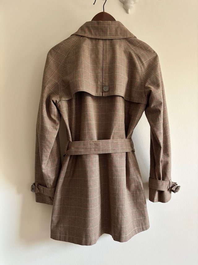 Trench cuadros Riverside Talla L